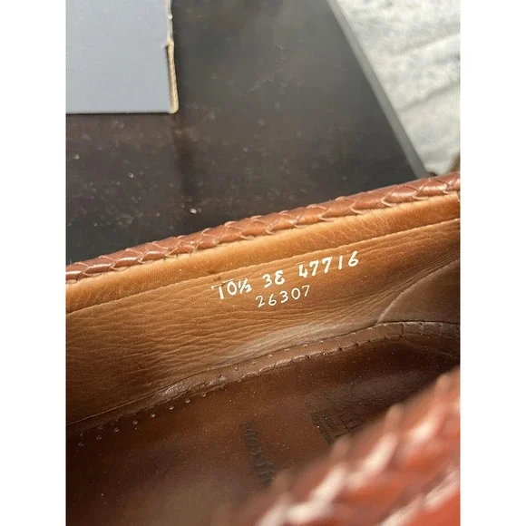 Allen‎ Edmonds Maxfield Shoes Mens Size 10.5 Brown Tassel Loafers Leather USA